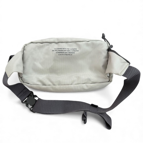 Adidas Originals Utility Waist Bag Gray Multi Pocket Crossbody Fanny Pac - Picture 7 of 10